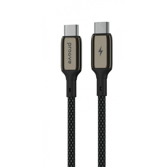 Кабель Proove Cable USB-C to USB-C Dense Metal 60w 1m Black (CCDM60002201)