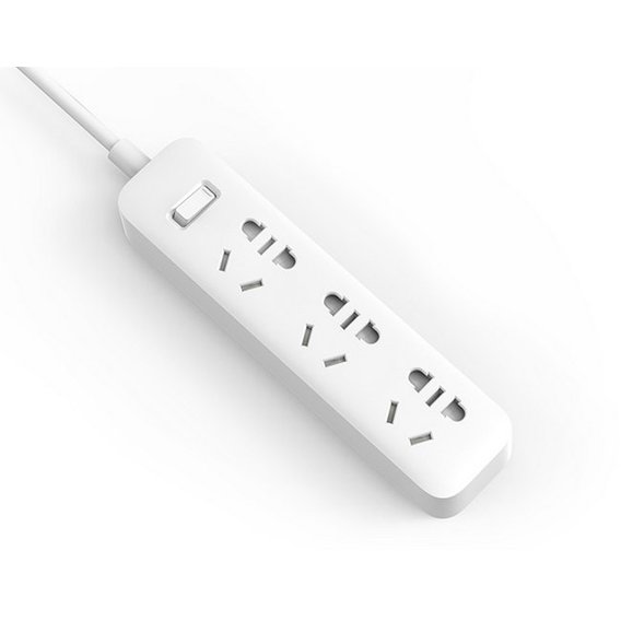 Подовжувач KingMi Power Strip (3 розетки без USB), White