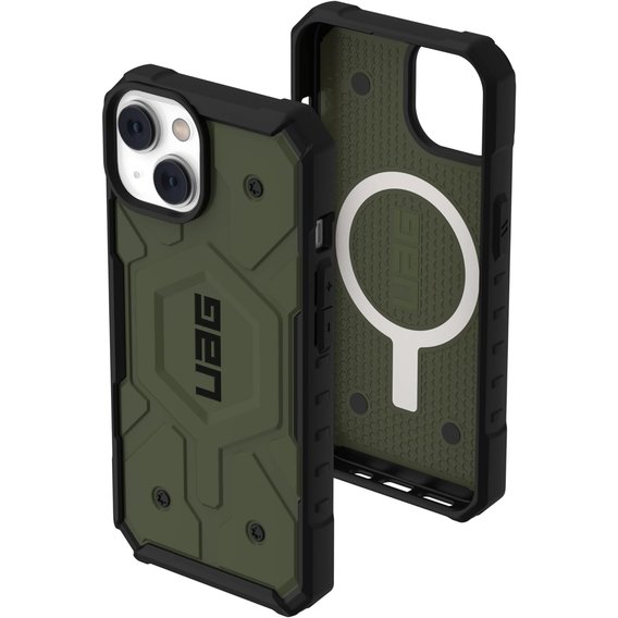 Аксессуар для iPhone Urban Armor Gear UAG Pathfinder Magsafe Olive Drab (114311117272) for iPhone 15 Plus