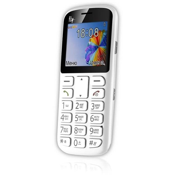 Мобильный телефон Fly Ezzy 8 White (UA UCRF)