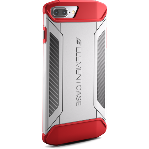 Аксессуар для iPhone Element Case CFX White/Red (EMT-322-131EZ-12) for iPhone 8 Plus/iPhone 7 Plus