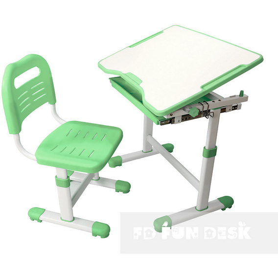 Комплект FunDesk Парта и стул-трансформеры Sole Green