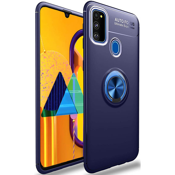 Аксессуар для смартфона TPU Case TPU PC Deen ColorRing Magnetic Holder Blue for Samsung M315 Galaxy M31