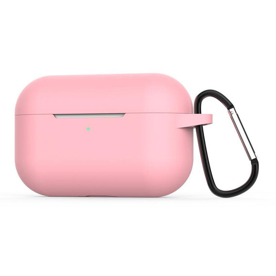 Чехол для наушников TPU Case with Belt Pink for Apple AirPods Pro