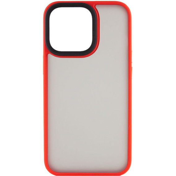 Аксессуар для iPhone Mobile Case TPU+PC Metal Buttons Red for iPhone 13 Pro Max