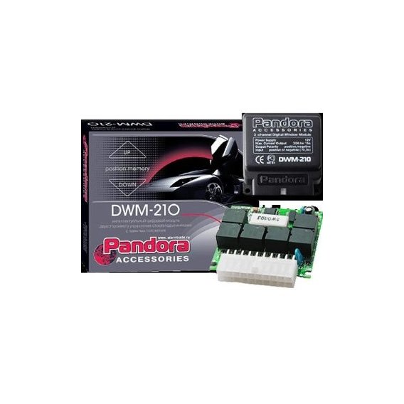 Интерфейс стеклоподъемников Pandora DWM 210