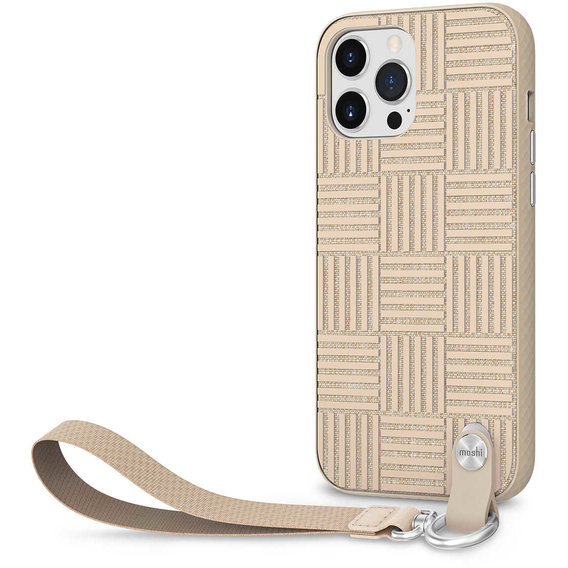 Аксессуар для iPhone Moshi Altra Slim Case with Wrist Strap Sahara Beige (99MO117704) for iPhone 13 Pro Max