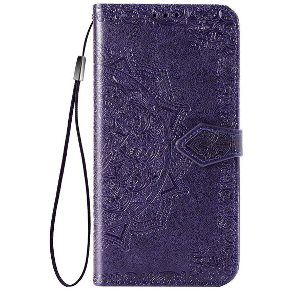 Аксессуар для смартфона Mobile Case Book Cover Art Leather Violet for ZTE Blade A7 Fingerprint