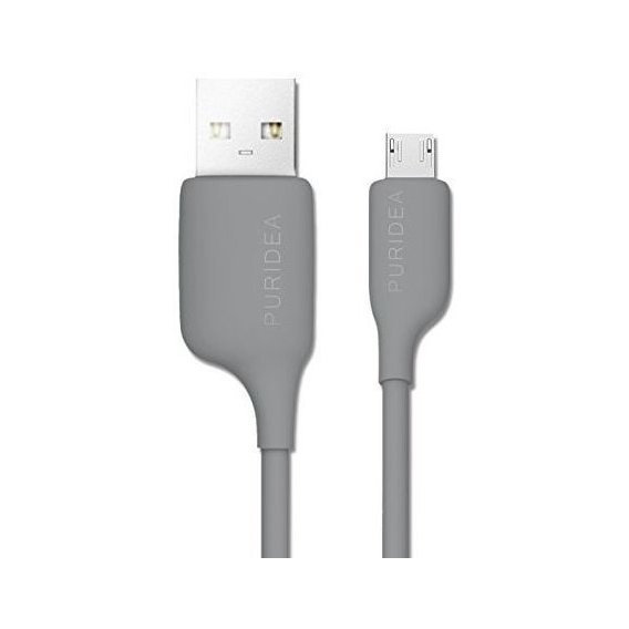 Кабель Puridea USB Cable to microUSB L02 1.2m Grey (L02-USB Grey)