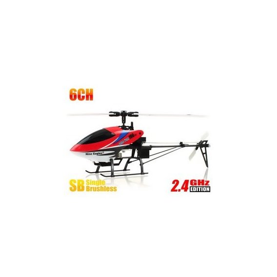 Вертолет Nine Eagles Solo PRO 180 3D 360мм электро бесколлекторный 2.4ГГц красный RTF