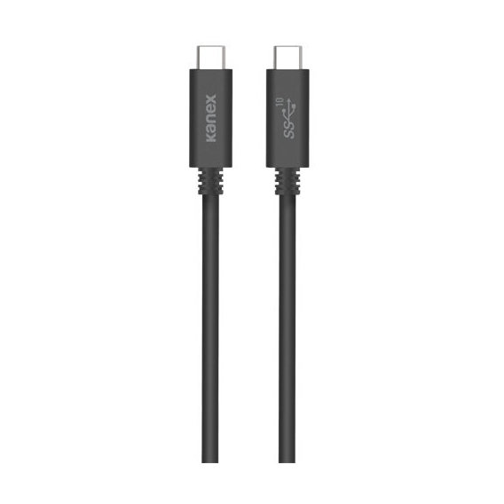 Кабель Kanex Cable  USB-C to USB-C 1m Black (K181-1080-BK1M)