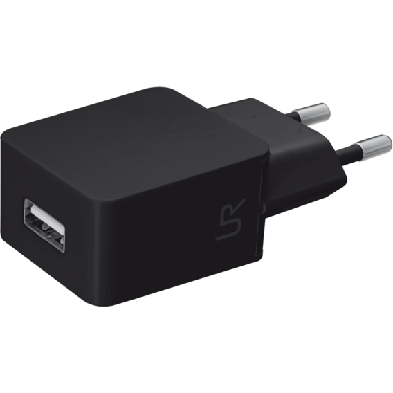 Зарядное устройство Trust USB Wall Charger 1A Urban Smart Black (20143)