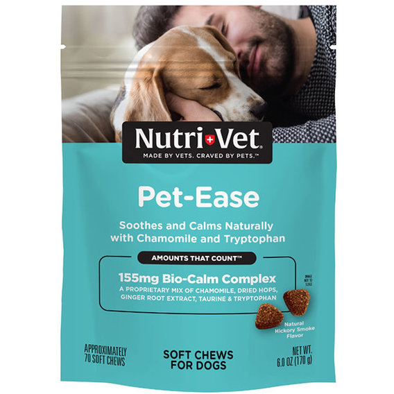 Заспокійливі пігулки Nutri-Vet Pet-Ease Soft Chews для собак 70 табл. 170 г (55972)
