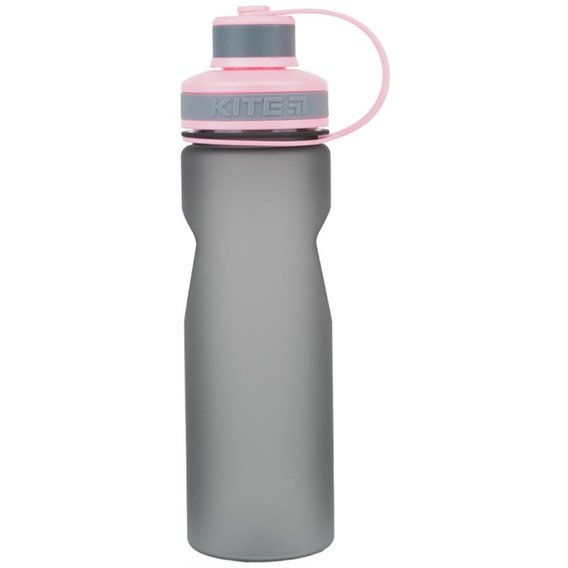 Бутылочка для воды Kite, 700 мл, серо-розовая