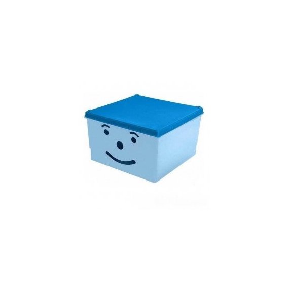 Ящик для игрушек Tega Smile BQ-007 light blue - blue