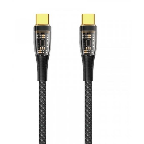 Кабель WIWU Data Cable Series USB-C to USB-C 100W 2m Black(TM02)
