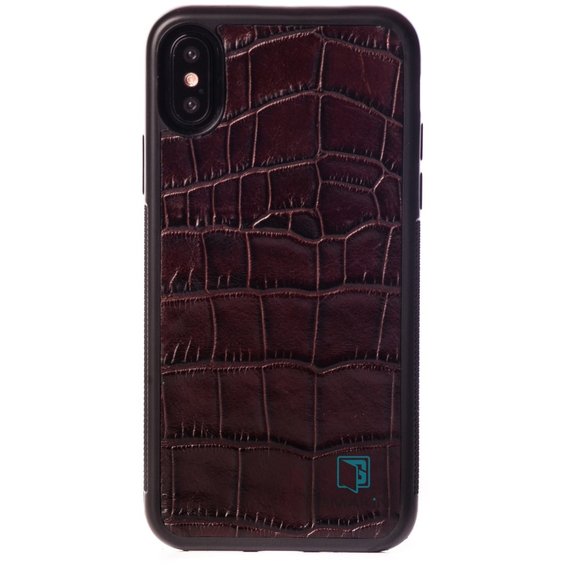 Аксессуар для iPhone Gmakin Leather Case Matte Brown (GLI05) for iPhone X/iPhone Xs