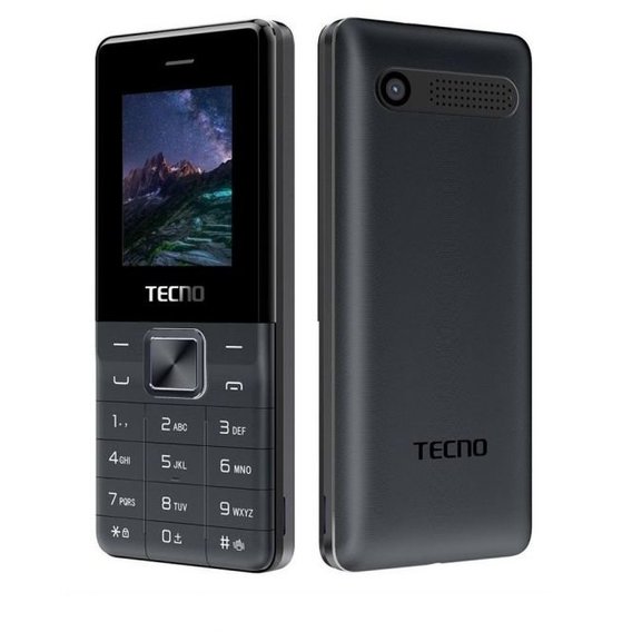 Мобильный телефон Tecno T301 Black (UA UCRF)