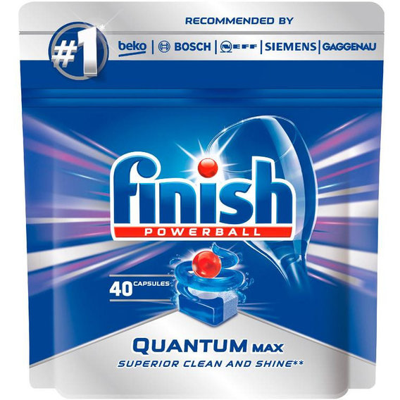 Calgonit Таблетки для мытья посуды Finish Quantum Max 40 шт