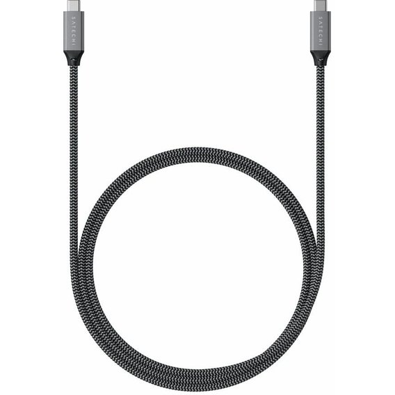 Кабель Satechi Cable USB4-C to C 100W 80cm Space Gray (ST-U4C80M)