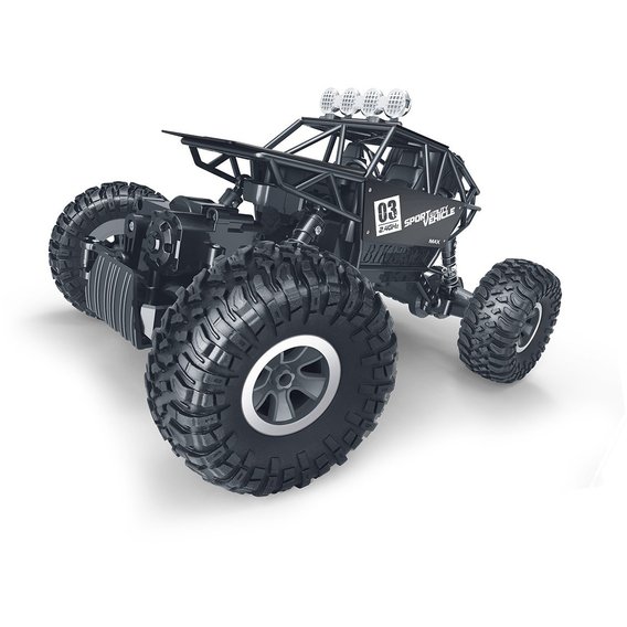 Автомобиль Sulong Toys Off-road Crawler на р/у – Max Speed (матовый черный, метал. корпус, 1:18) (SL-112MBl)