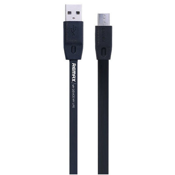 Кабель Remax USB Cable to microUSB Full Speed Black 2m (RC-001m)