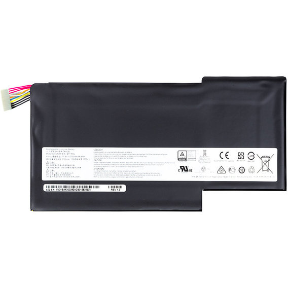 Батарея для ноутбука MSI GS63 Stealth Pro Series (BTY-M6J) 11.4V 5700mAh (original)