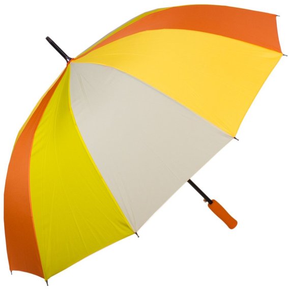 Зонт-трость женский полуавтомат Fare желтый (FARE4584-yellow)
