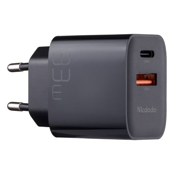 Зарядное устройство Mcdodo Wall Charger USB+USB-C CH-0921 33W Black