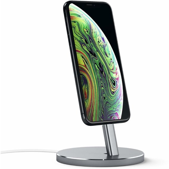 Держатель и док-станция Satechi Desktop Charging Stand Space Gray (ST-AIPDM) for Apple iPhone