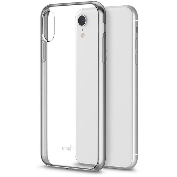 Аксессуар для iPhone Moshi Vitros Slim Clear Case Jet Silver (99MO103202) for iPhone Xr