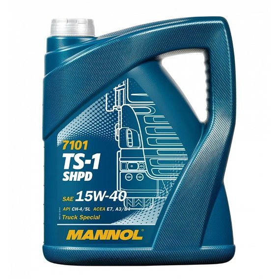 Моторное масло Mannol 7101 TS-1 SHPD 15W-40, 5л (MN7101-5)