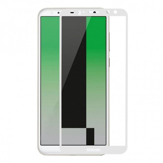 Аксессуар для смартфона MakeFuture Tempered Glass Full Cover White (MGFC-HUM10LW) for Huawei Mate 10 Lite
