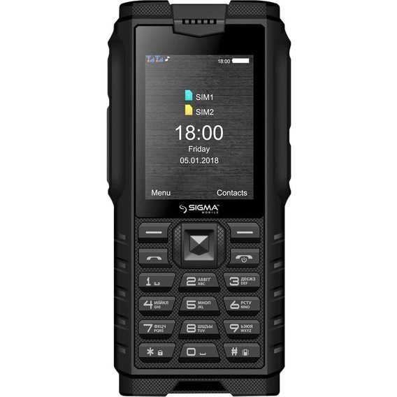 Мобильный телефон Sigma mobile X-treme DZ68 Black (UA UCRF)