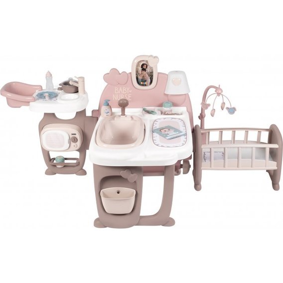 Игровой центр Smoby Toys Baby Nurse Комната малыша с кухней, ванной, спальней и аксессуарами (220376)