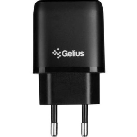 Зарядное устройство Gelius Wall Charger USB+USB-C Pro X-Duo GP-HC014 QC3.0/PD20W Black
