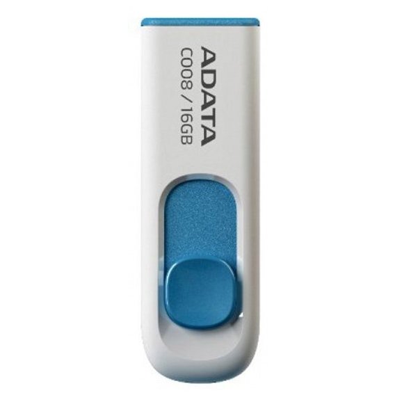 USB-флешка ADATA 16GB C008 USB 2.0 White (AC008-16G-RWE)