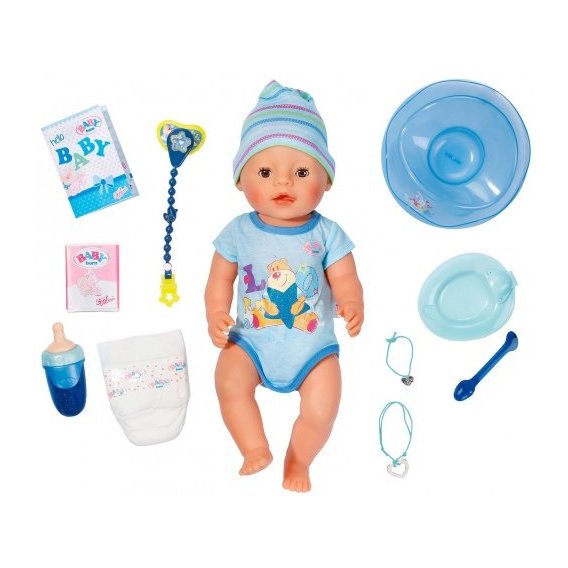 Кукла Baby Born Очаровательный малыш (43 см, с чипом и аксессуарами), Zapf (822012)