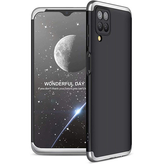 Аксессуар для смартфона LikGus Case 360° Black/Silver for Samsung A225 Galaxy A22/M225 Galaxy M22/M325 Galaxy M32/ M32