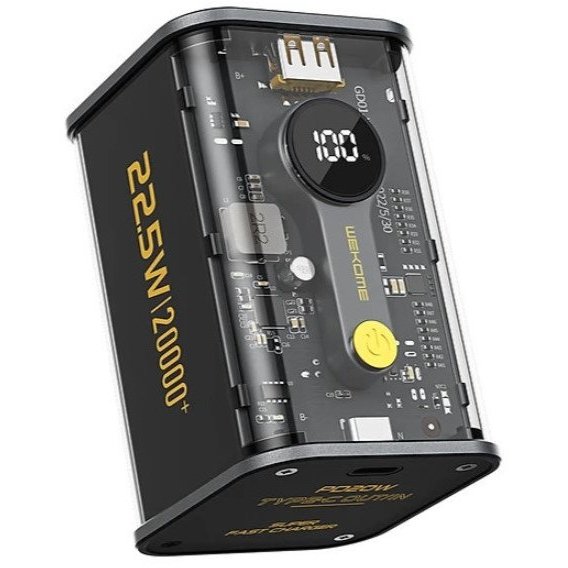 Внешний аккумулятор WK Wekome Power Bank 20000mAh Vanguard Fast Charging PD20W+22.5W Black (WP-337)