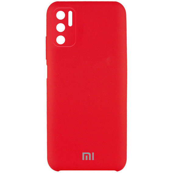 Аксессуар для смартфона Mobile Case Silicone Cover Shield Camera Red for Xiaomi Redmi Note 10 5G / Poco M3 Pro / Poco M3 Pro 5G