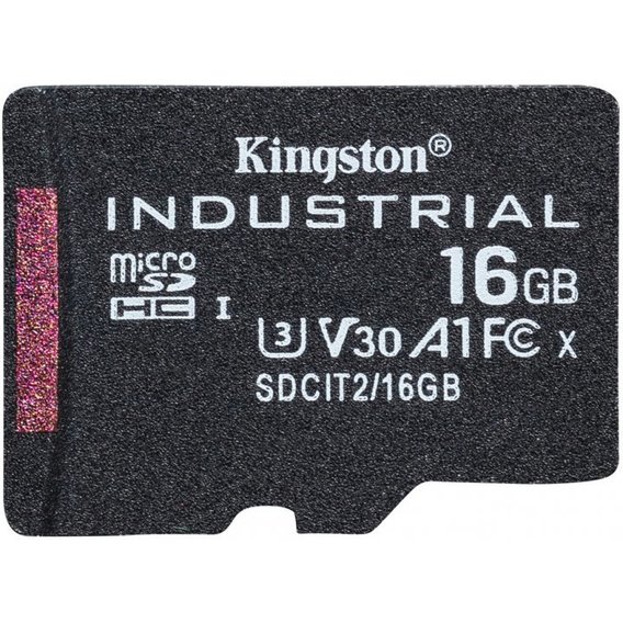 Карта памяти Kingston 16GB microSDHC class 10 UHS-I V30 A1 (SDCIT2/16GBSP)