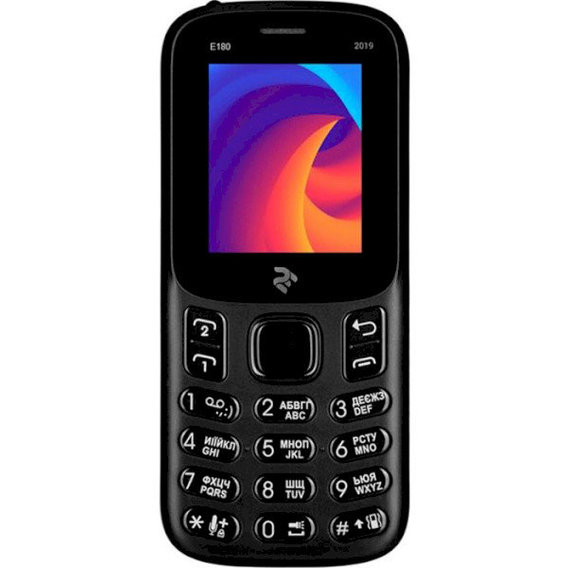 Мобильный телефон 2E E180 2019 DualSim Black (UA UCRF)