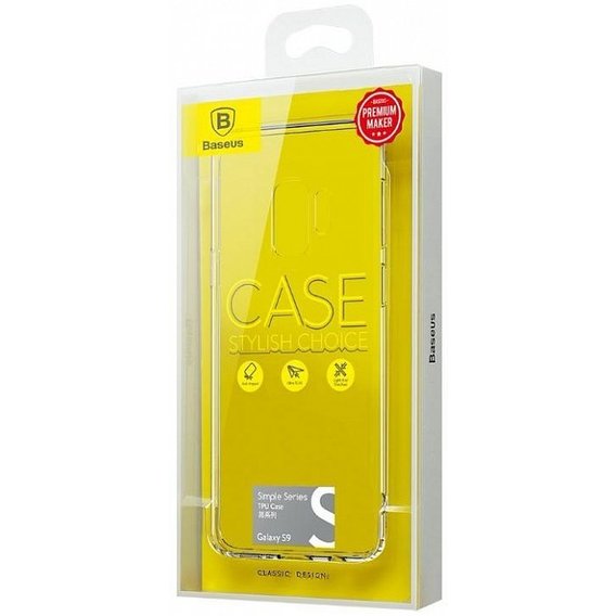 Аксесуар для смартфона Baseus Simple Transparent (ARSAS9-02) for Samsung G960 Galaxy S9