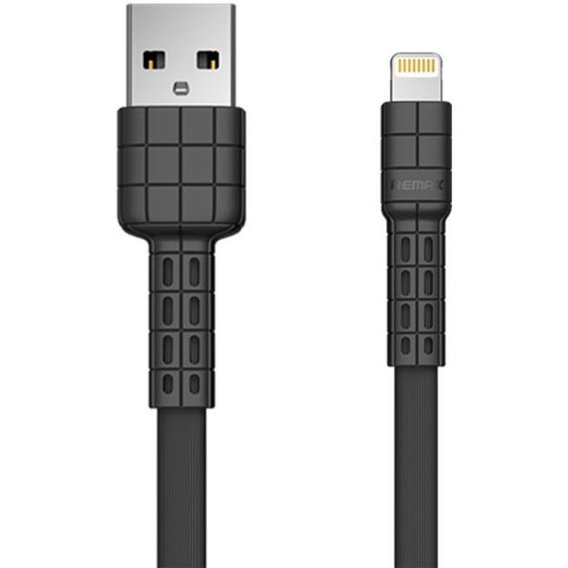 Кабель Remax USB Cable to Lightning Armor 1m Black (RC-116I-BLACK)
