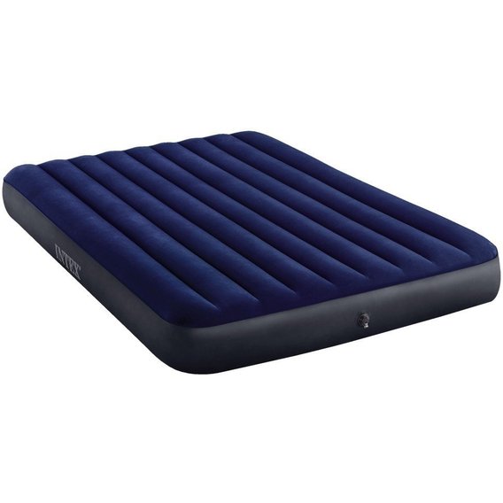 Надувной матрас Intex Classic Downy Airbed синий (64765)