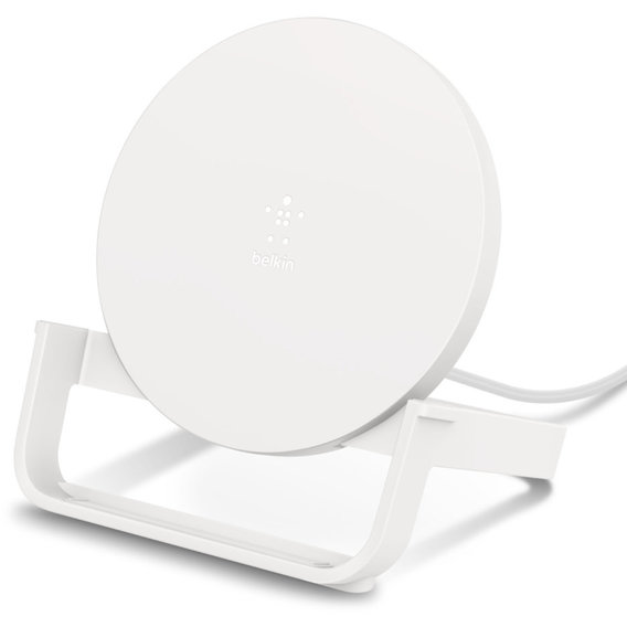 Зарядное устройство Belkin Wireless Fast Charging Stand 10W White (F7U083VFWHT)