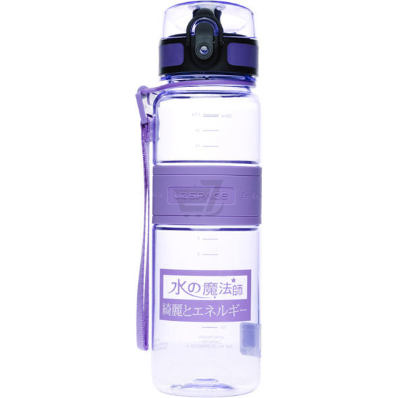 Бутылка для воды UZspace Magic Ion 500мл, фиолетовый (5025)