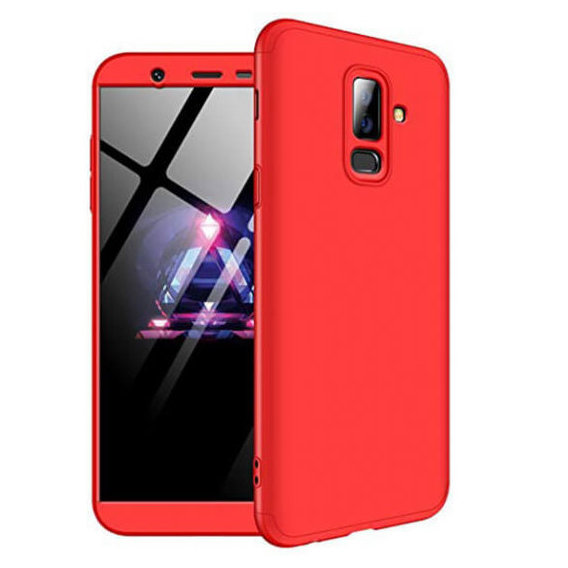 Аксессуар для смартфона LikGus Case 360° Red for Samsung Galaxy J8 2018