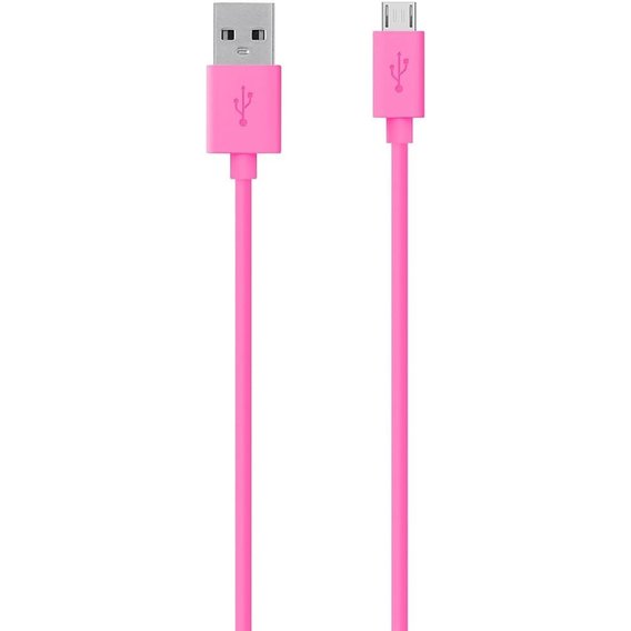Кабель Belkin USB Cable to microUSB Mixit 1.2m Pink (F2CU012bt04-PNK)
